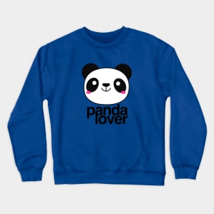 Panda Lover sweet cute panda face Crewneck Sweatshirt